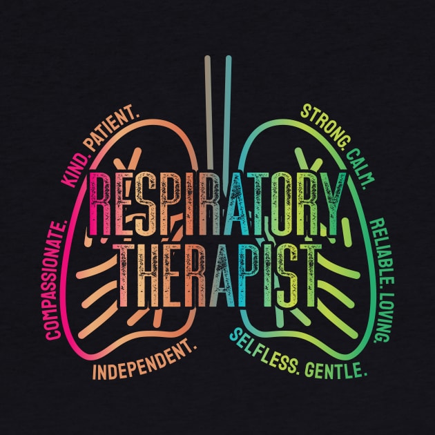 Respiratory Therapist Rt Care Week Colorful by tiden.nyska